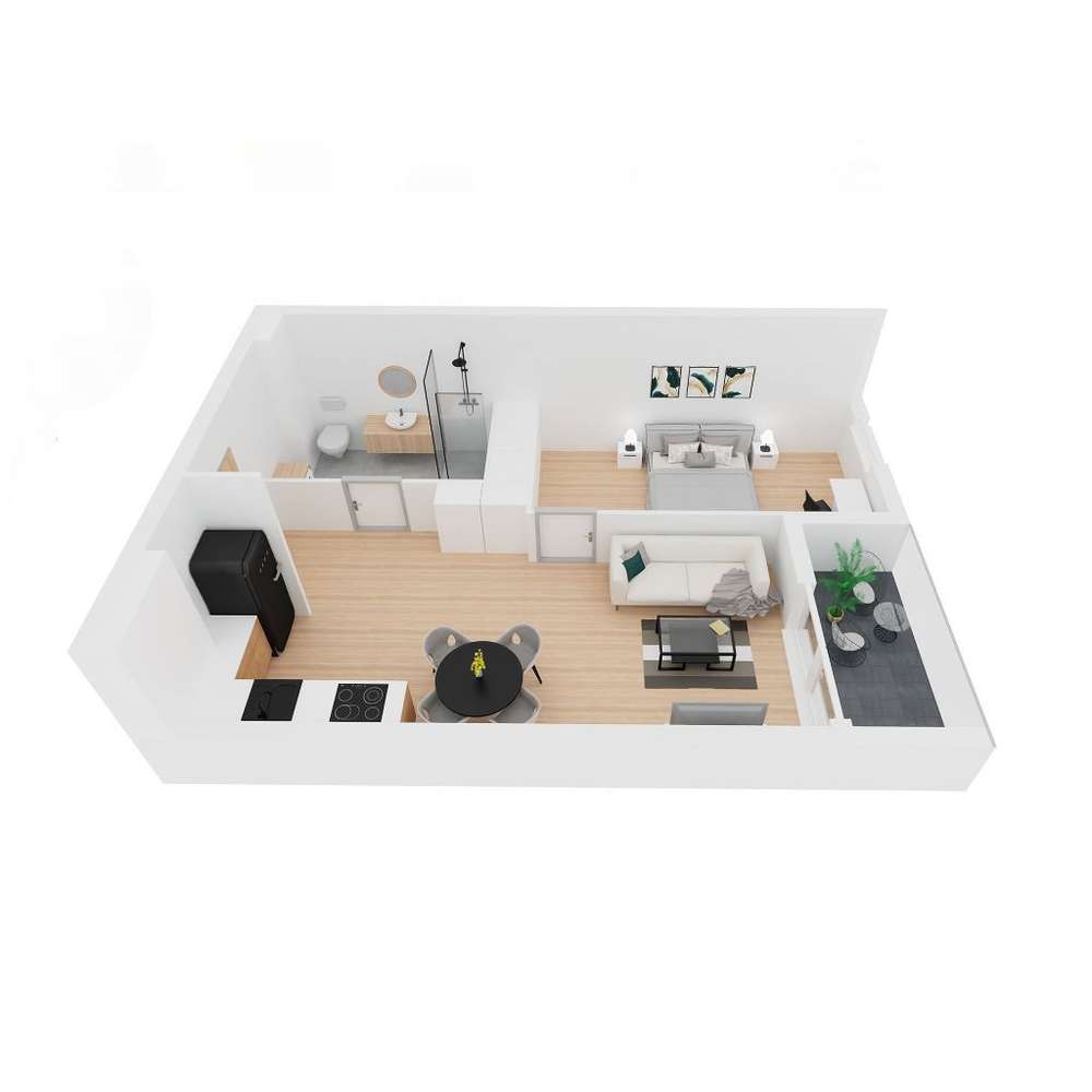 6.Dzielnica - Mieszkanie 14/M2/6B - Pełny obrazek: 1/16