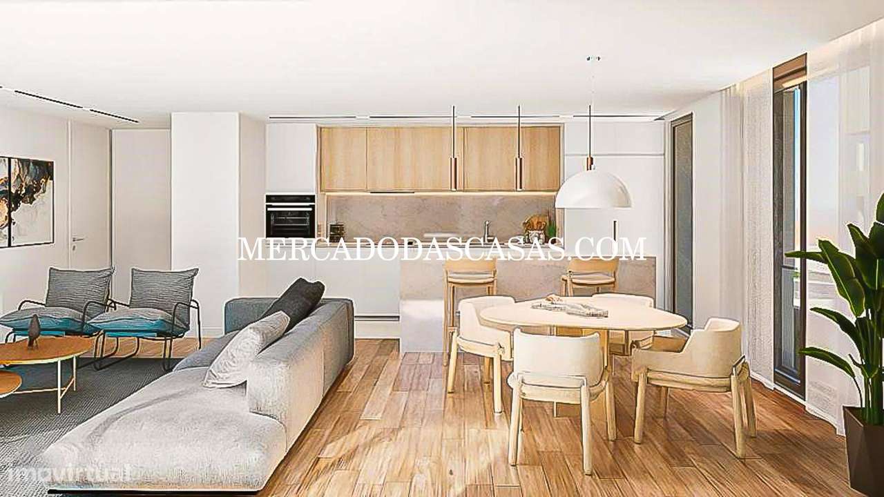 Apartamento T2 2º linha mar São Félix da Marinha-18