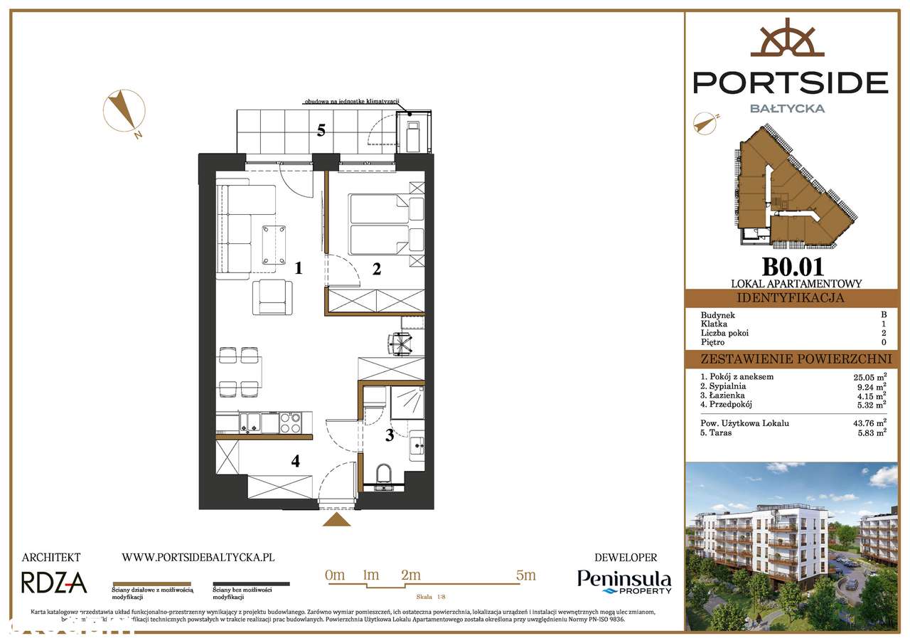 Portside Bałtycka - B0.01 - Pełny obrazek: 2/7