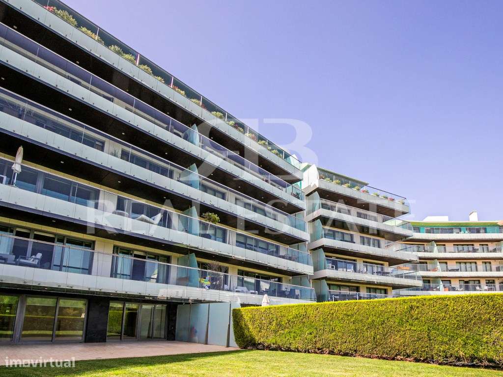 T2 no condominio SCALA Cascais | Jardim privado e jardim do condomí...-25