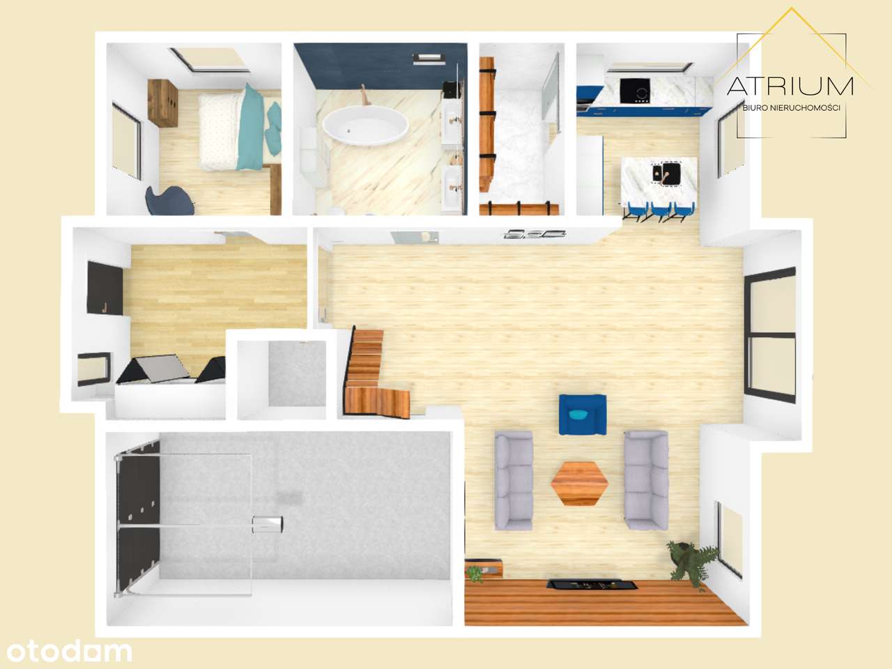 Goliszów k.Chojnowa – dom stan surowy zamknięty, działka w MPZP: MN/U-13