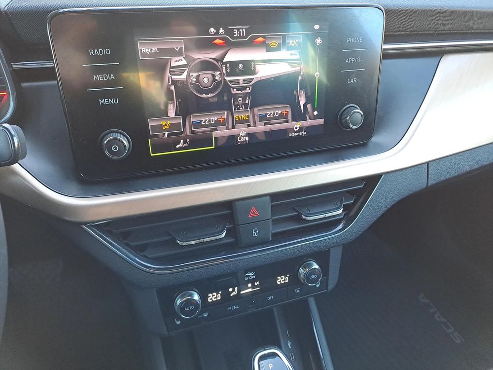 SKODA SCALA STYLE 1,0TSI 110KM Virtual Grzana kierownica Szyba Salon PL ASO VAT23%