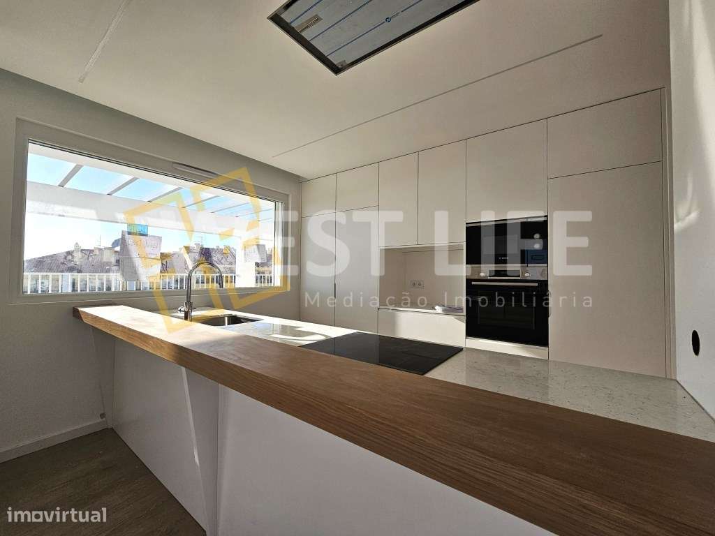 Penthouse T3 com 3 suítes e terraço com magnifica VISTA MAR - Ericeira - Grande imagem: 4/38