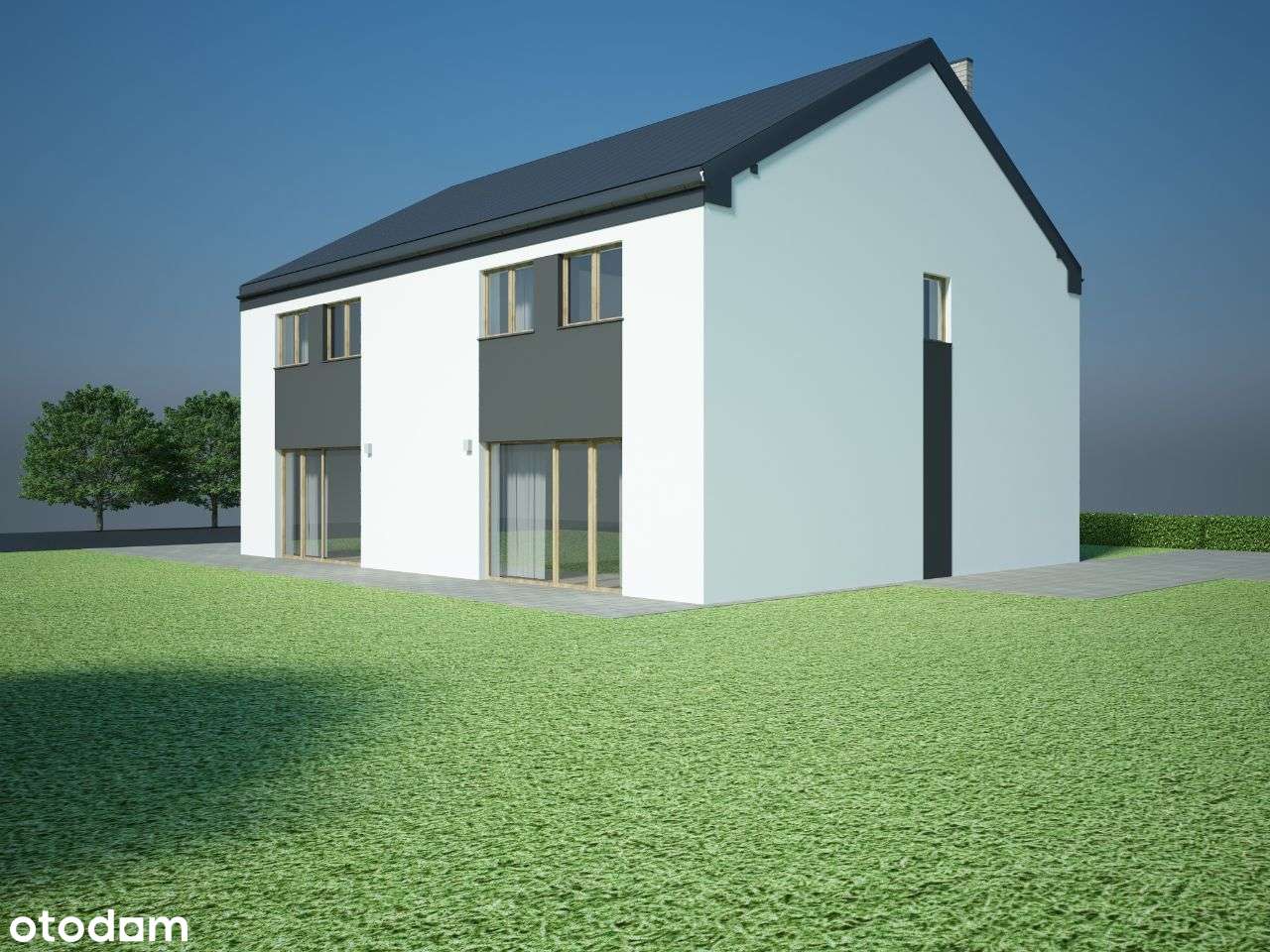 Luboń Kalinowa 9 Budynek dwulokalowy Prawa strona - Pełny obrazek: 4/7