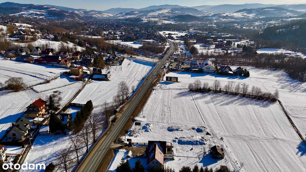 Działka z projektem budynku usługowego- Mszana- Dolna ul. Krakowska-7