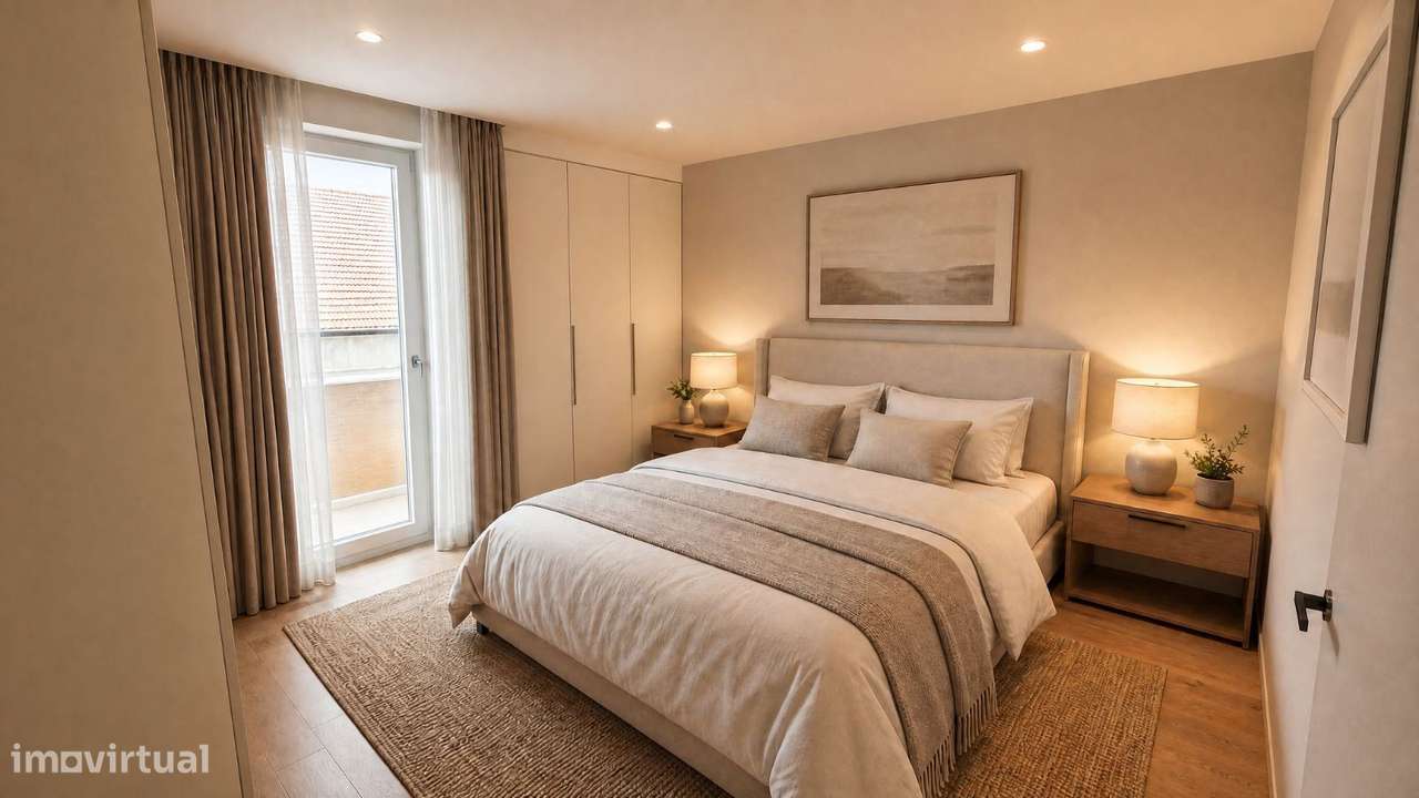 APARTAMENTO T3  com vistas de mar e rio,  como novo, Situado no Bai...-7