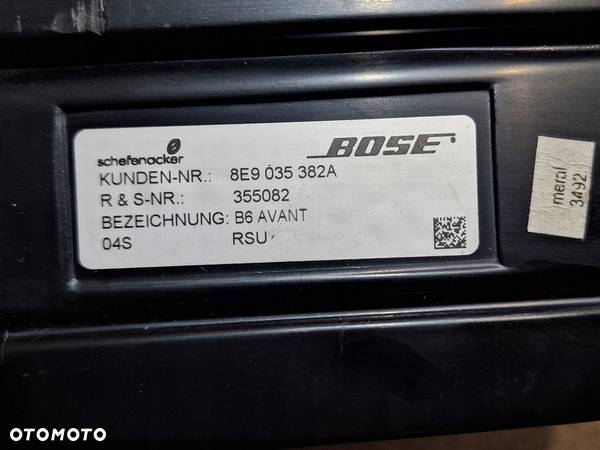 SUBWOOFER GŁOŚNIK WZMACNIACZ BOSE AUDI A4 B6 KOMBI - 8