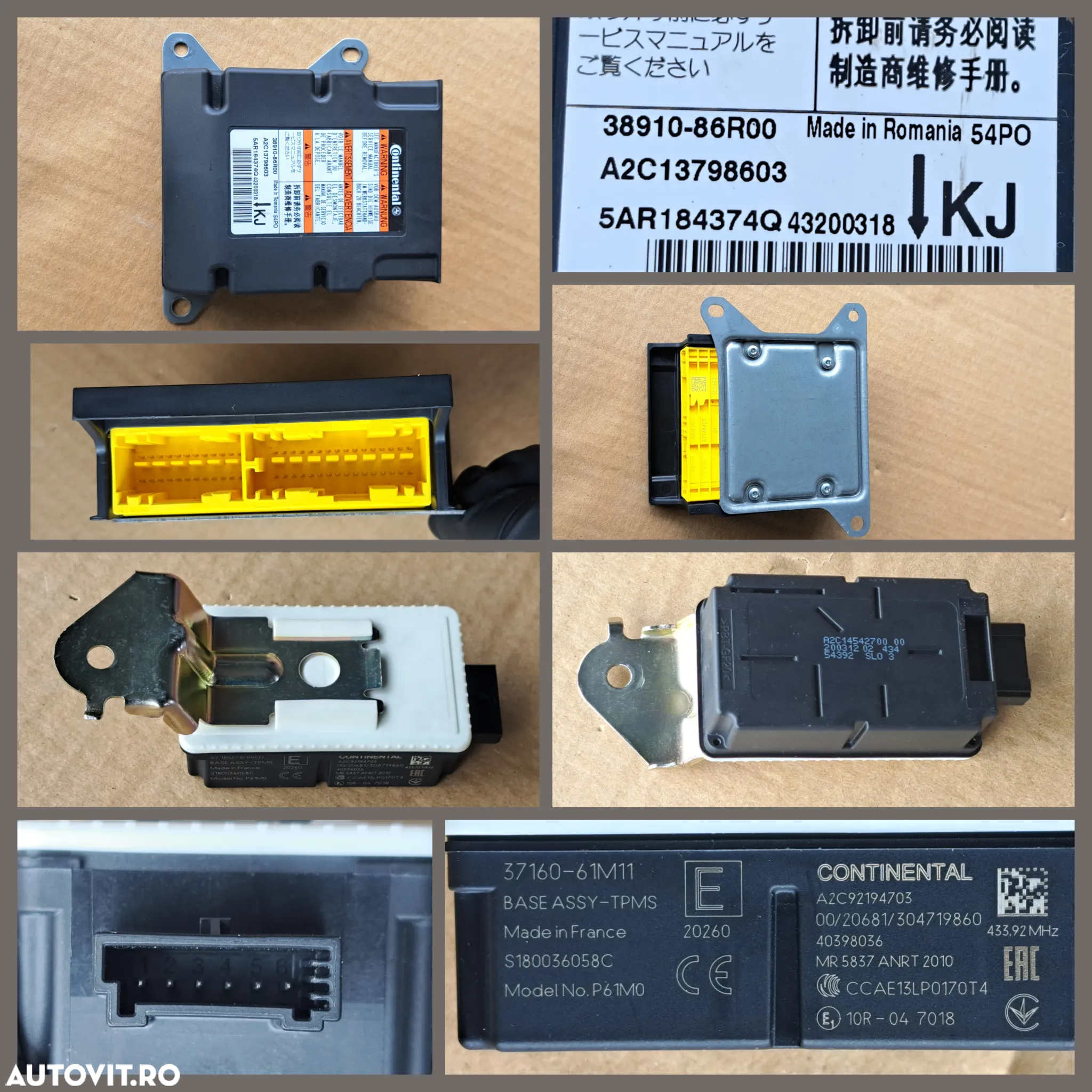 Suzuki Vitara Ly modul clima ECU motor calculator confort senzor ESP Gateway ASSY servodirectie - 5