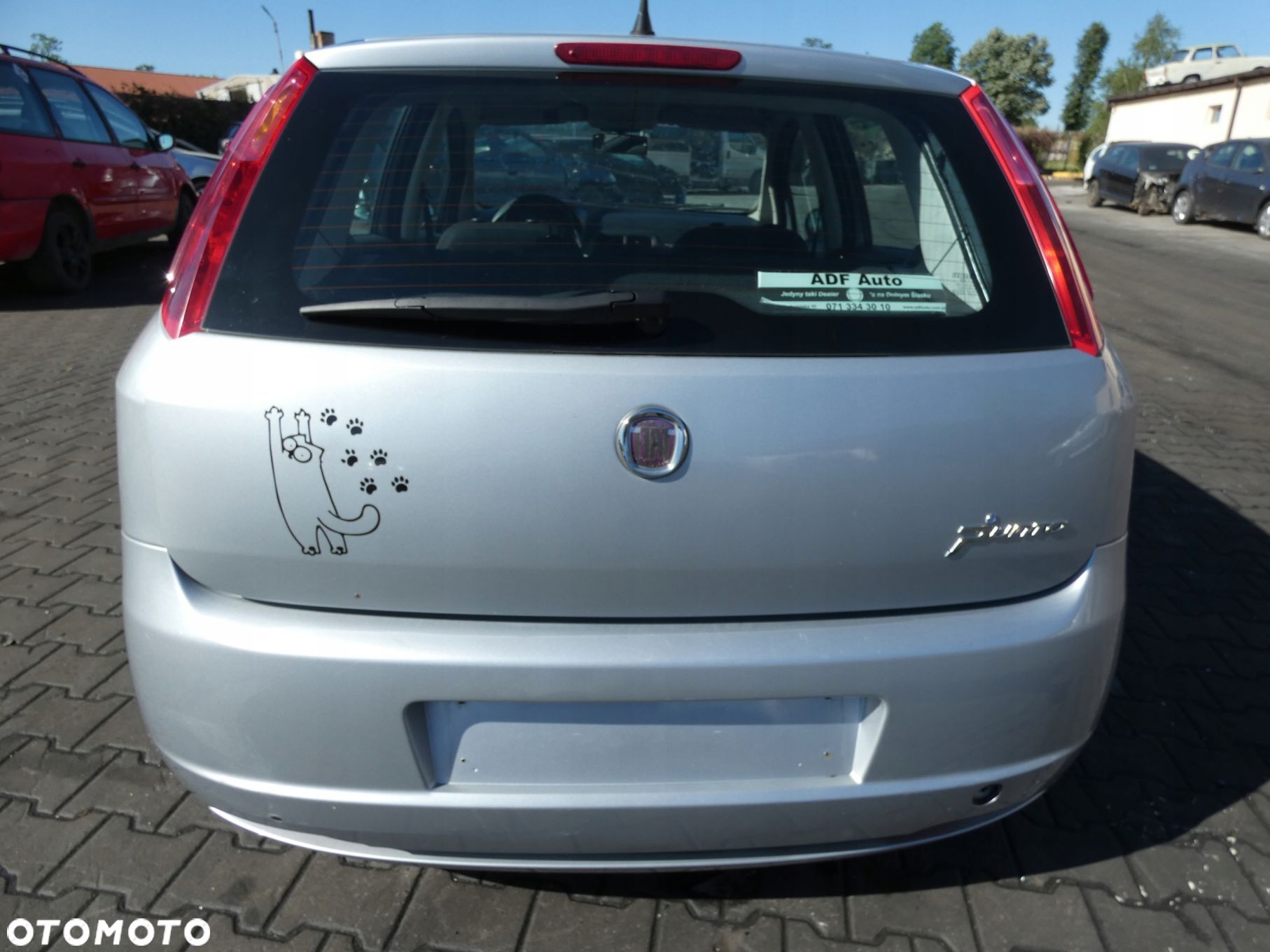 589/A Kompletny Tył Karoserii Klapa Lampy Zderzak Fiat Grande Punto Hb 5D - 1