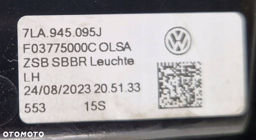 VW T6 Lift T6.1 18- Multivan Transporter Led lampa tylna tył lewa - 11