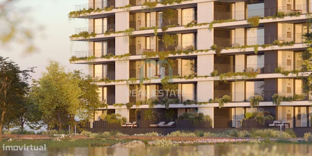 Apartamento T1+1 em Condomínio Fechado com Piscina no rooftop| Ramalde-5