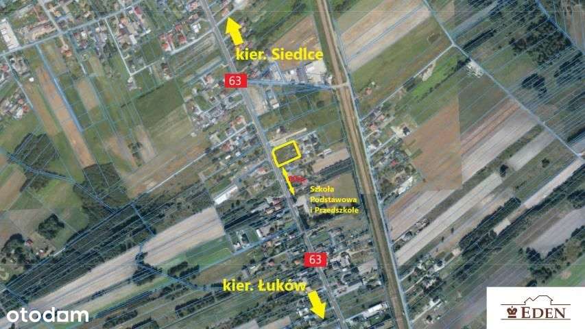 Atrakcyjną działka budowlana 2819 m2 w Gołaszynie pod Łukowem. - Pełny obrazek: 4/5