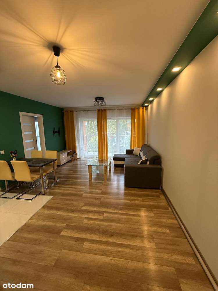 Do wynajęcia 2 pokojowe mieszkanie 46 m2 z balkonem - Pełny obrazek: 1/9