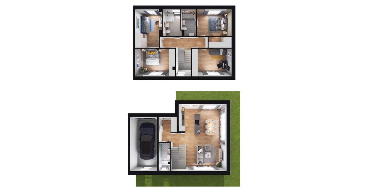 Kameralne osiedle - 12 domów | 5-pok. dom | 31B - Pełny obrazek: 2/8