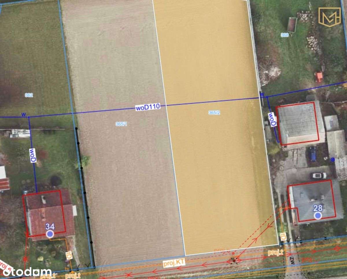 Działka bezpośrednio z drogi | Łąkociny | 1800 m² - Pełny obrazek: 4/5