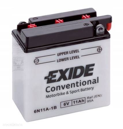 Akumulator Exide 6N11A-1B 11Ah 95A P+ MOŻLIWY DOWÓZ MONTAŻ - 1