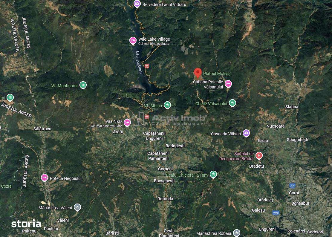 Teren 7 ha, Lac Vidraru, Podis Molivis-6