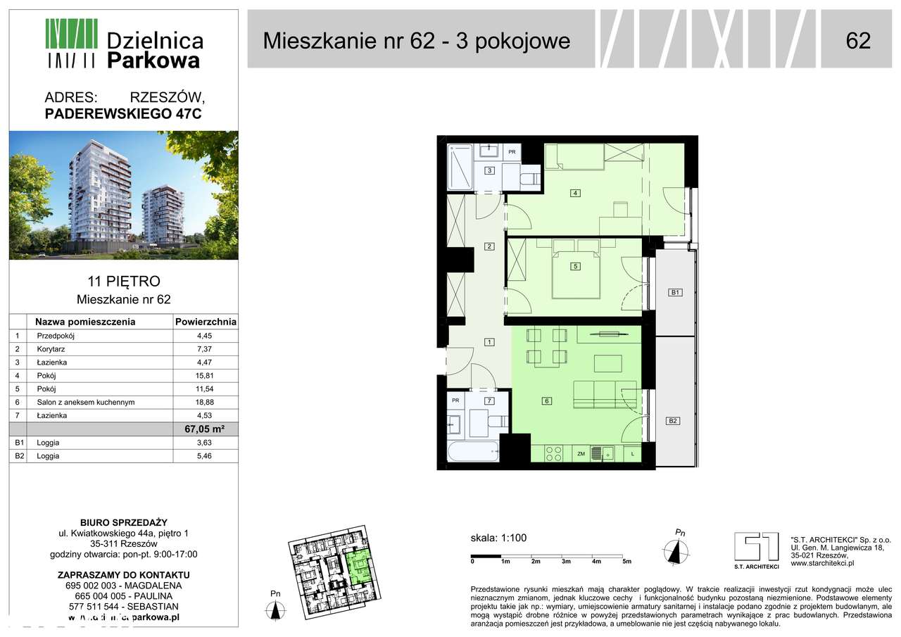 Finałowy etap inwestycji | 3 pokoje | świetna lokalizacja - Pełny obrazek: 2/7