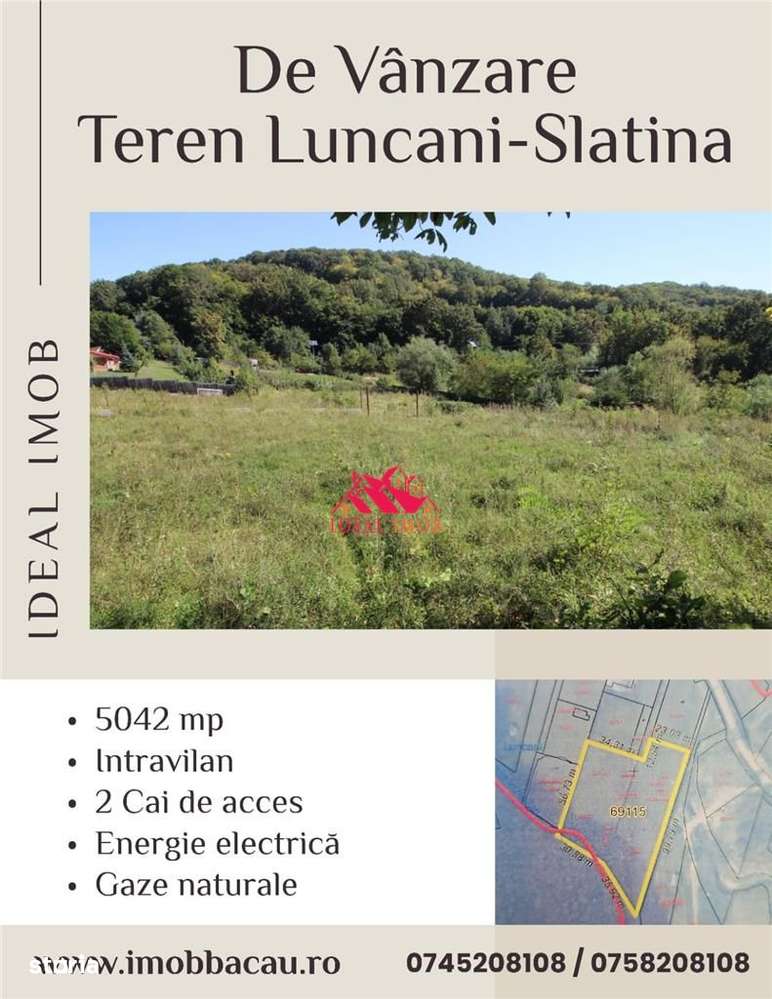 Oportunitate Investitie Teren Luncani - Slatina - Imagine principală: 1/1