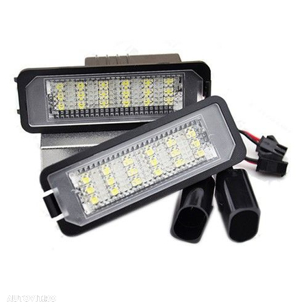 Lampi numar dedicate full led leduri pentru Volkswagen Passat CC - 1