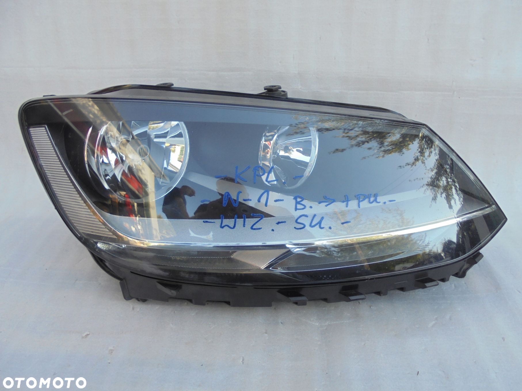 REFLEKTOR LEWY PRAWY LAMPA VW SHARAN 2 II 7N1 7N1941005 2010- KOMPLET SLASK - 3