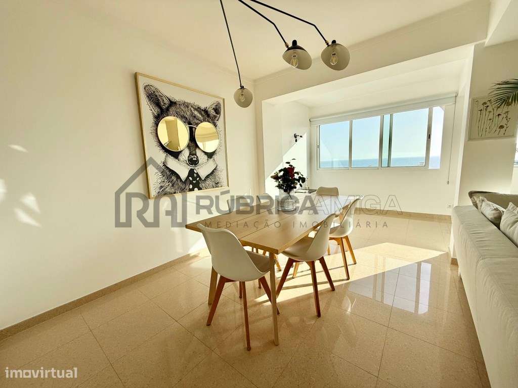 Apartamento T1 renovado com vista mar a 100 metros da praia - Quart...-5