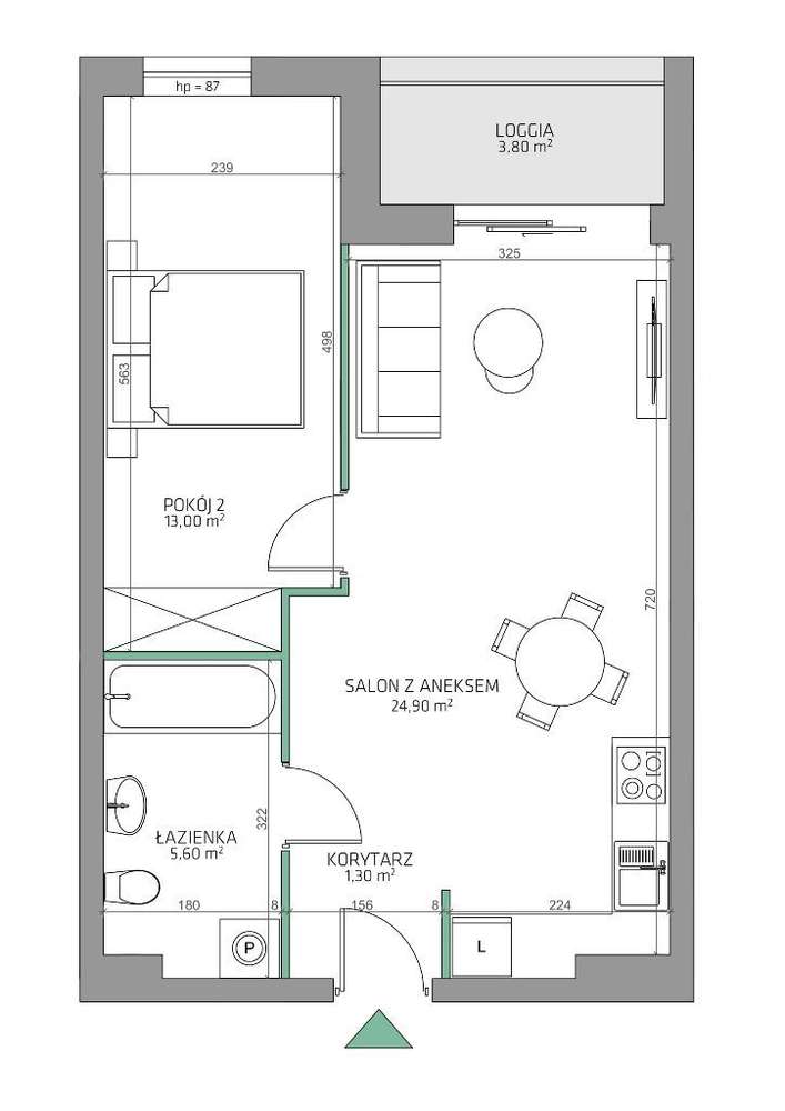 6.Dzielnica - Mieszkanie 14/M2/6B - Pełny obrazek: 2/16