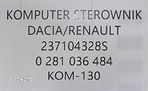 ORYGINALNY MODUŁ STEROWNIK KOMPUTER RENAULT / DACIA - 237104328S - 5