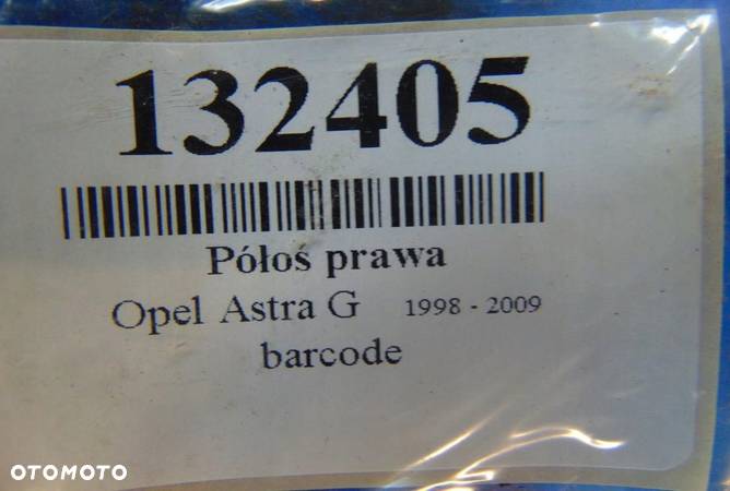 OPEL ASTRA G 1.4 16V PÓŁOŚ PRAWA - 6