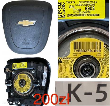 Poduszka kierowcy w kierownice Airbag  Mini Cooper S R56 Hyundai i20 Chevrolet Cruze Volkswagen Phaeton Alfa 159 SKODA SUPERB 1 LIFT CITROEN C3 C4 PICASSO Opel Corsa D - 7