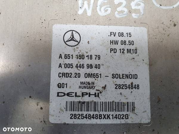 Mercedes Vito W639 2.2 CDI STEROWNIK SILNIKA komputer A6511501879 - 2