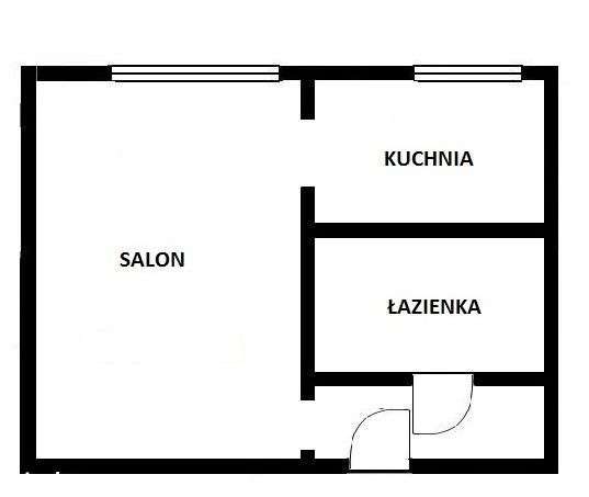 KAWALARKA/ POKÓJ Z KUCHNIĄ – ŁÓDŹ, ul. Dąbrowskiego, PEŁNA WŁASNOŚĆ - Pełny obrazek: 1/1