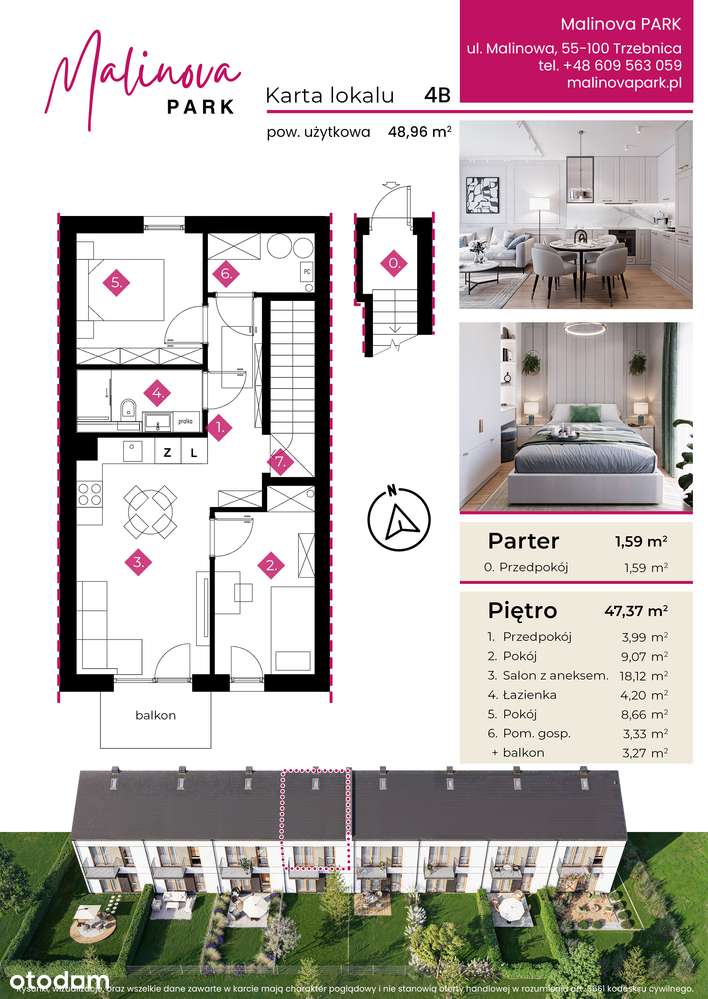 Nowe osiedle w Trzebnicy - mieszkania z balkonem i poddaszem GRATIS-5
