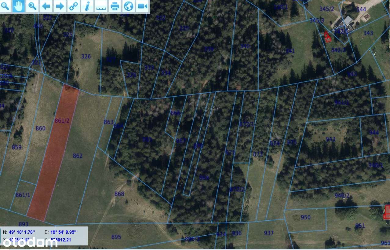 OKAZJA! Działka z PANORAMĄ TATR w Kościelisku na BUTOROWYM WIERCHU-6