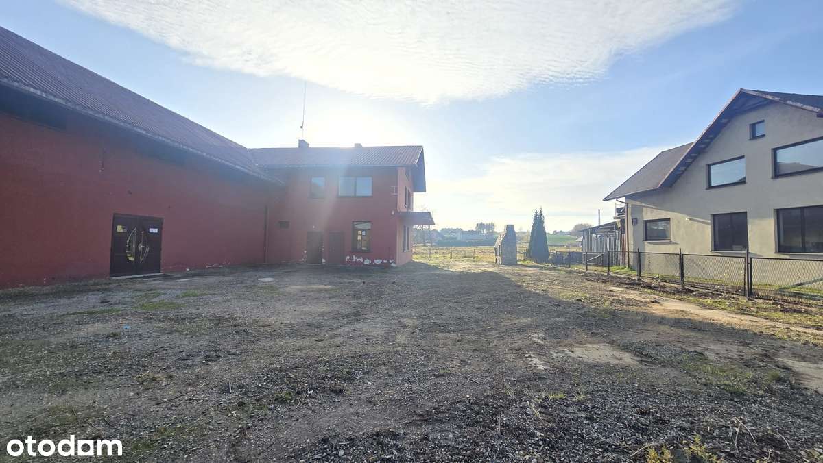 Budynek usługowy z dużym parkingiem, przy DK78! OFERTA 0%-4