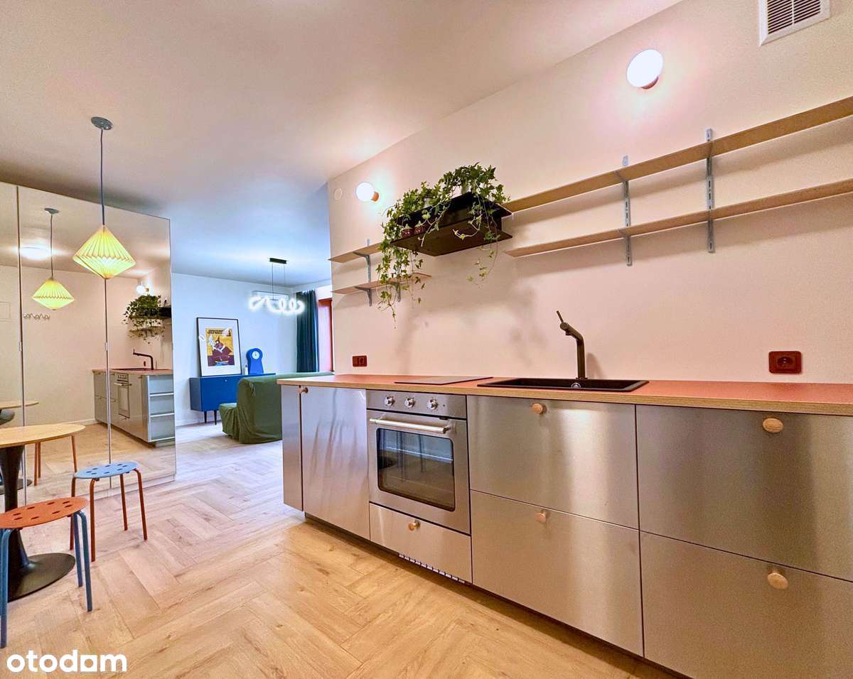 Studio z wydzieloną sypialnią z balkonem i klimatyzacją. Pet okey! - Pełny obrazek: 5/7