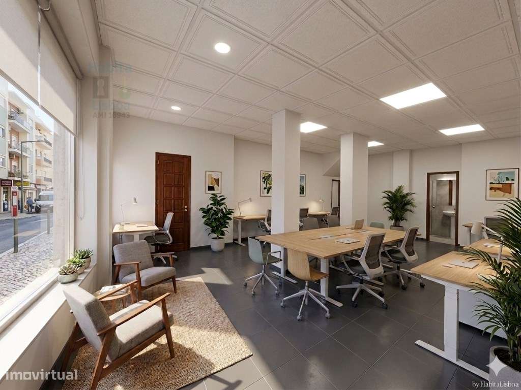 Escritório Duplex no Centro do Laranjeiro com Terraço-22