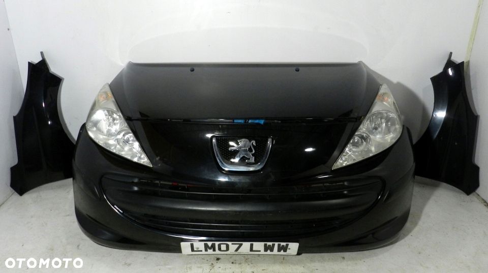 ZDERZAK MASKA KOMPLET PRZÓD PEUGEOT 207 06-09 EXLD - 1