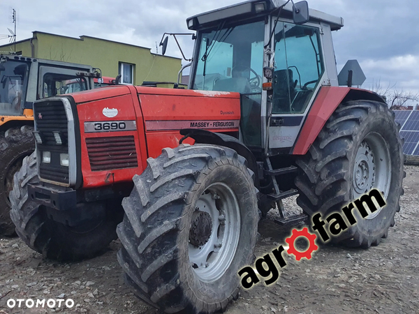 Massey Ferguson 3690 3670 silnik skrzynia most zwolnica obudowa - 1