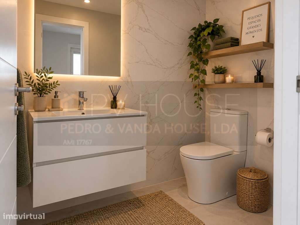 Apartamento T3 totalmente remodelado | Suíte | 2 WC | Próximo da Es...-6