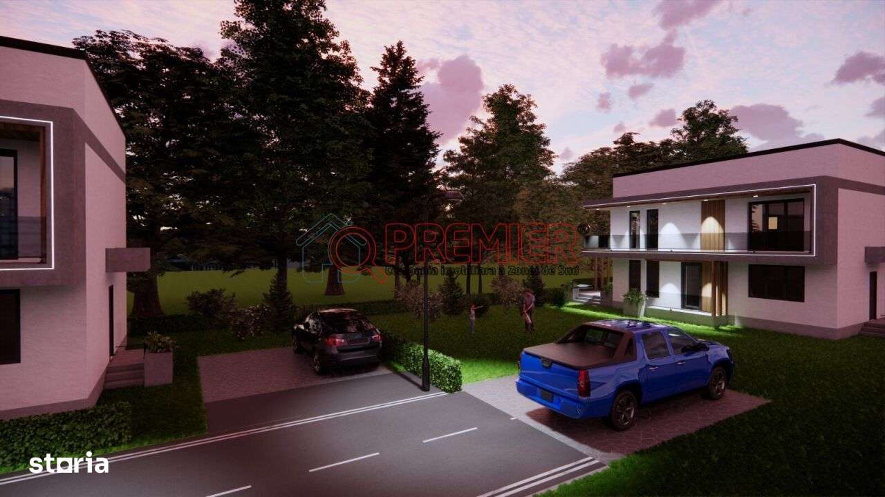 Ansamblu Vile Premium - Finisaje La Alegere - Curte individuala - Imagine principală: 5/20