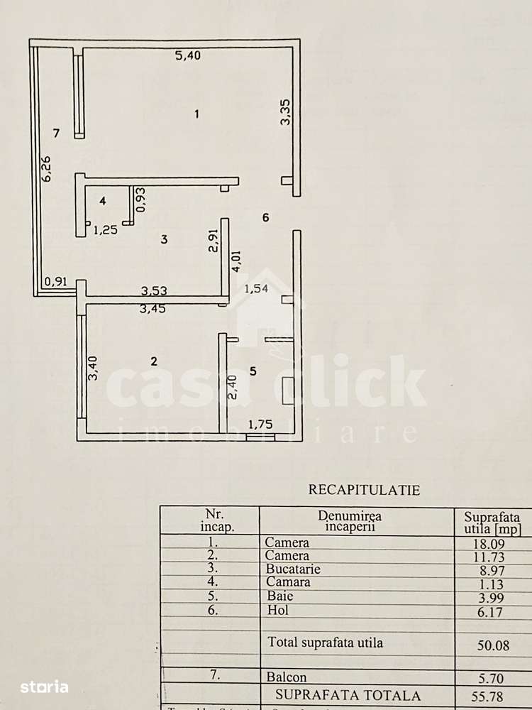 Apartamentul 2 camere — exclusiv Casa Click, Mazepa 1, BR-uri-12