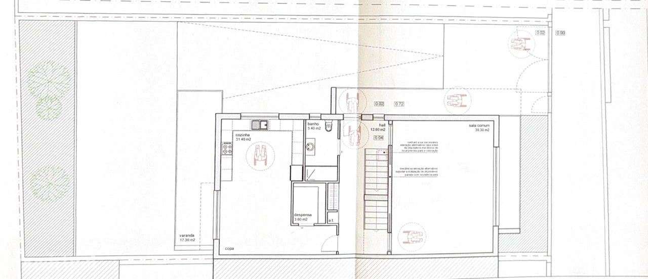 Moradia Geminada V3 Como Nova c/ Garagem Box em Canidelo-46