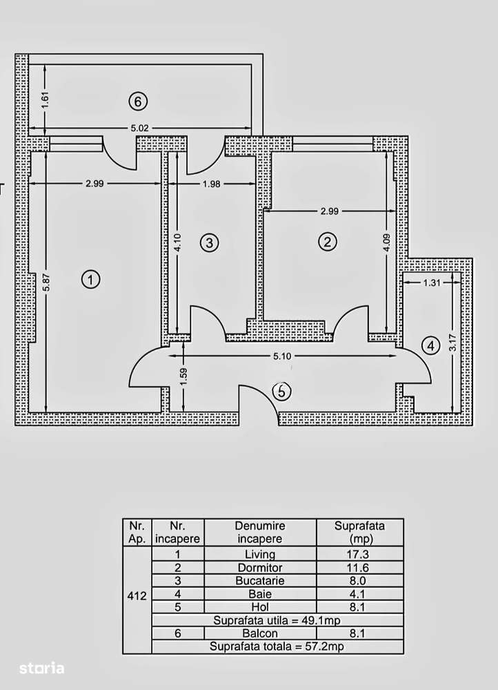 Metrou Berceni(400 metri)-Apartament 2 camere-Bloc finalizat-Acte gata