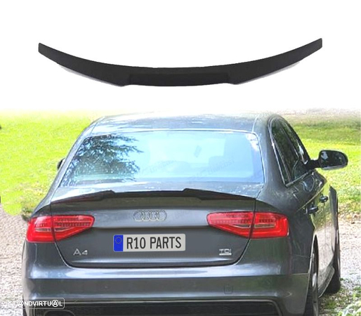 AILERON SPOILER TRASEIRO PARA AUDI A4 B8 SEDÁN 07-15 LOOK S4 - 2