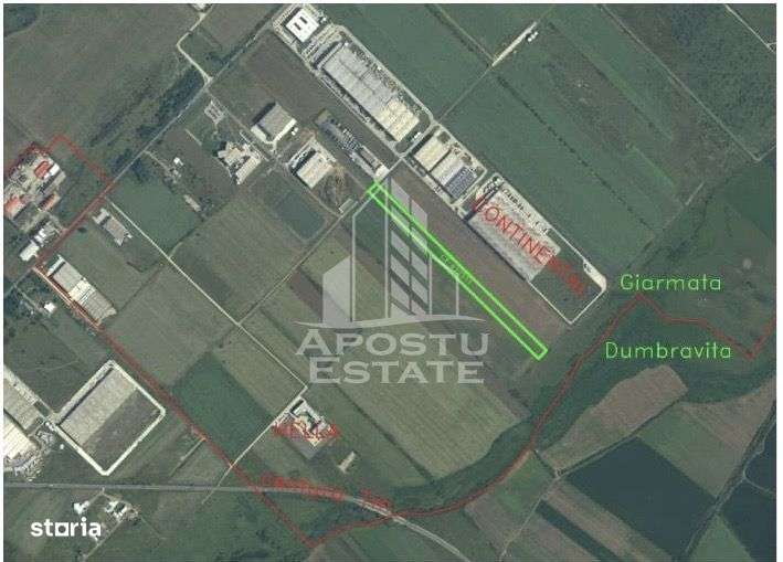 Teren de vanzare 30.400 mp, langa Continental si Hamilton. - Imagine principală: 2/3
