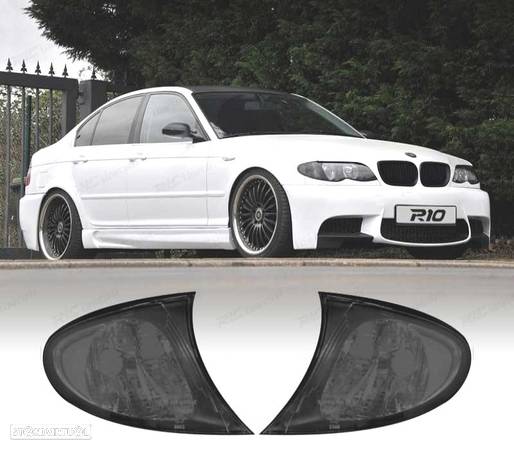 PISCAS FRONTAIS PARA BMW E46 01-05 BERLINA PRETO - 1