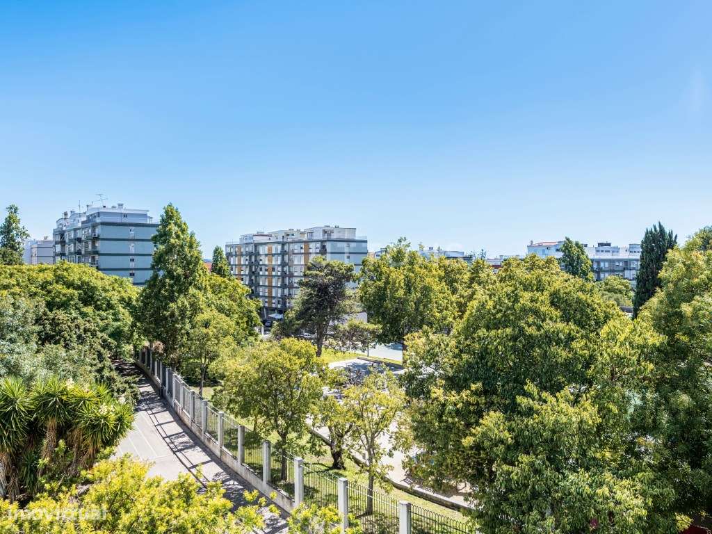 T3 no Restelo, varanda vista jardim e cidade-22