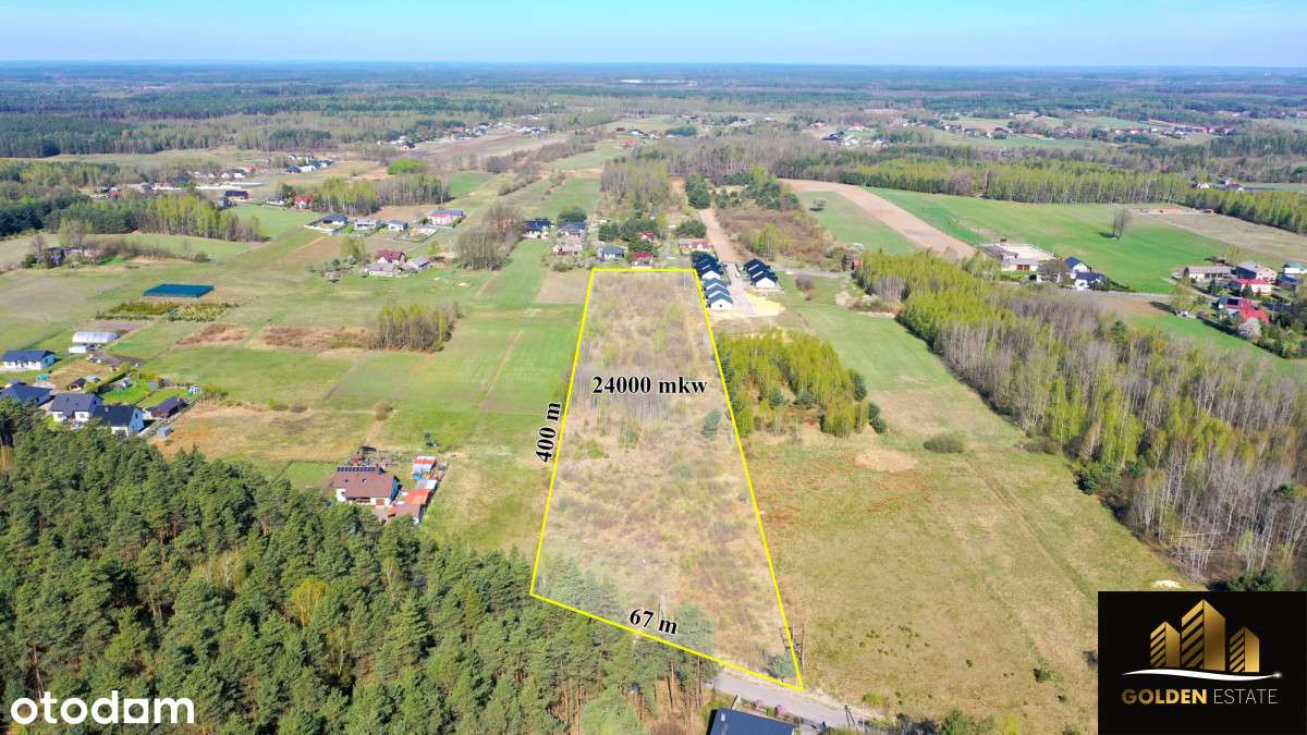 Duża działka w spokojnej okolicy