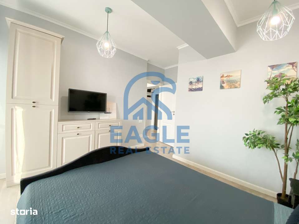 Mamaia Central - 2 Camere modern, balcon si vedere la Lac-12